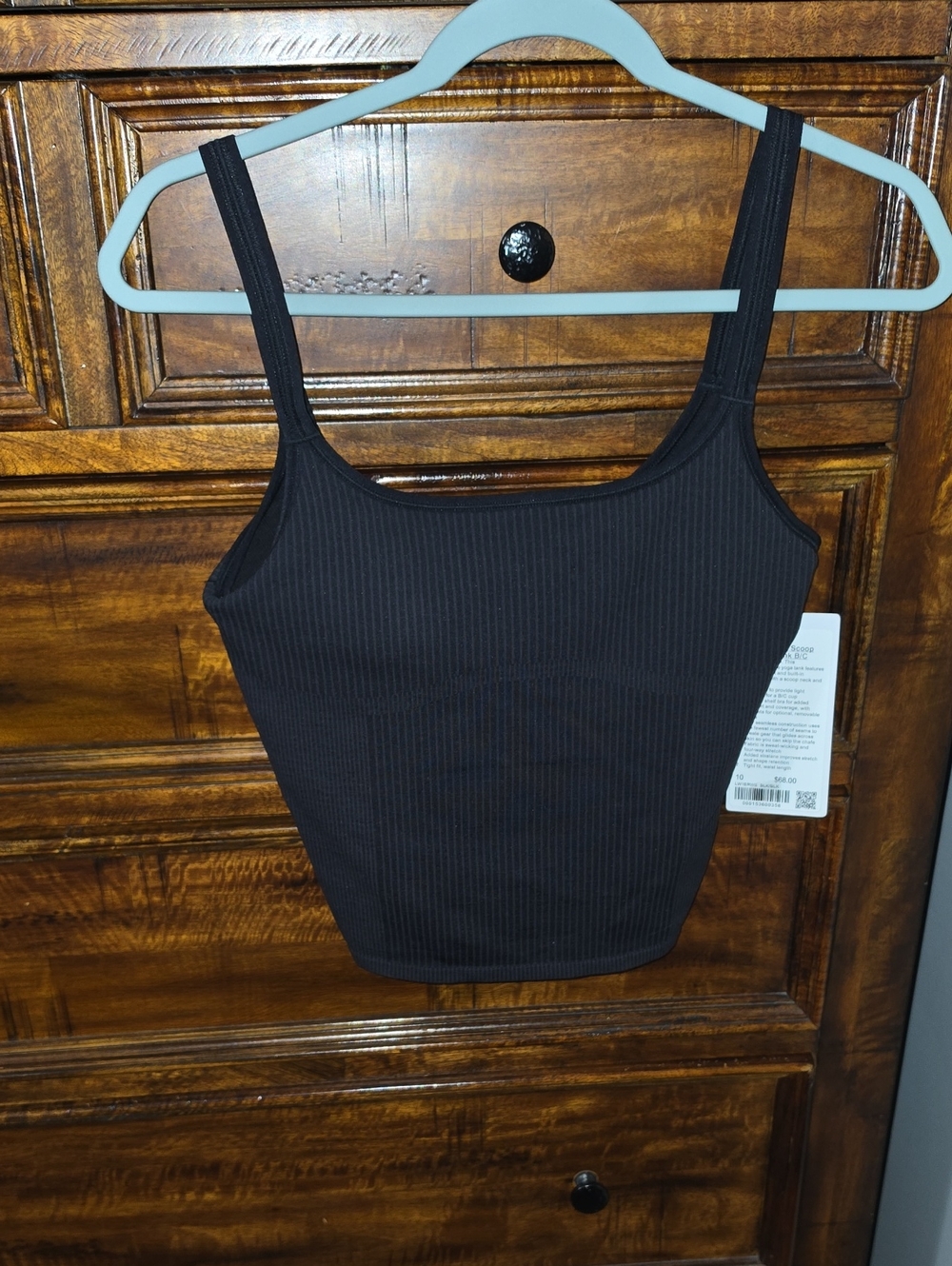 Lululemon Ebb To Street Scoop Cropped Rank B/C! Black Sz 10!! Nwts